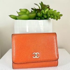 Chanel Trifold Leather Wallet